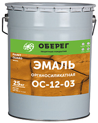 Эмаль органосиликатная TermoGuard  ОС-12-03 25 кг